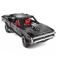 Thumbnail for Building Blocks MOC Expert RC Ultimate Muscle Car Vehicle Bricks Toy 13081 Construction Set Toys - 5