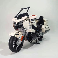 Thumbnail for Building Blocks MOC Gold Wing GL1800 Classic Motorcycle Bricks Toys 23001 Construction Set Toys - 10