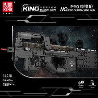 Thumbnail for Building Blocks MOC Military Motorized P90 SMG Gun Bricks Toys 14018 Construction Set Toys - 2