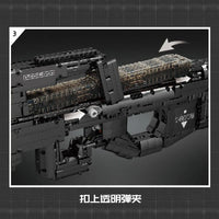 Thumbnail for Building Blocks MOC Military Motorized P90 SMG Gun Bricks Toys 14018 Construction Set Toys - 4