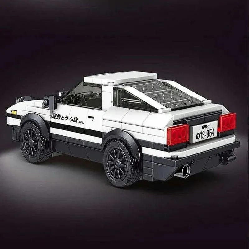 Building Blocks MOC Mini Supercar Toyota AE86 Racing Car Bricks Toys 27013 Construction Set Toys - 4