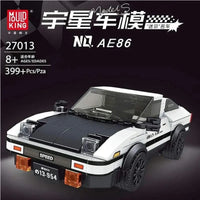 Thumbnail for Building Blocks MOC Mini Supercar Toyota AE86 Racing Car Bricks Toys 27013 Construction Set Toys - 3