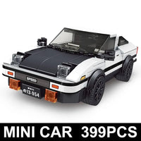 Thumbnail for Building Blocks MOC Mini Supercar Toyota AE86 Racing Car Bricks Toys 27013 Construction Set Toys - 2