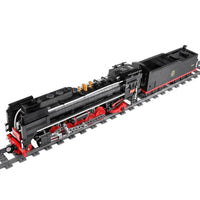 Thumbnail for Building Blocks MOC Motorized APP RC QJ Steam Locomotive Train Bricks Toys Construction Set Toys - 11