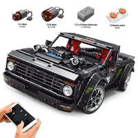 Thumbnail for Building Blocks MOC RC F-150 Hoonitruck Off-Road Pickup Truck Bricks Toy 13082 Construction Set Toys - 1