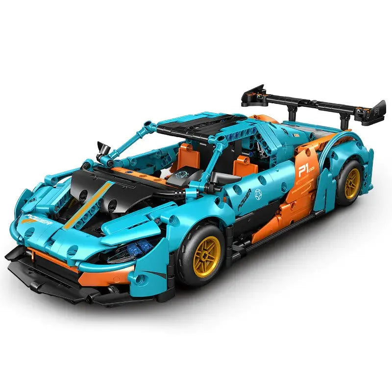 Building Blocks MOC RC Motorized McLaren P1 Hyper Sports Car Bricks Toy 13174 Construction Set Toys - 2