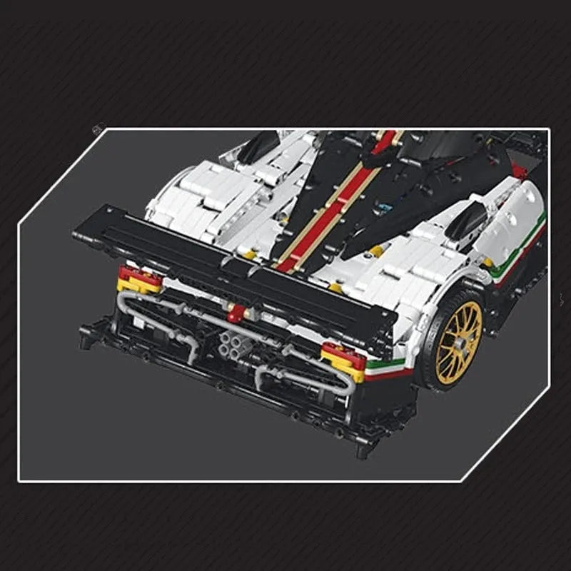 Building Blocks MOC Supercar Pagani Zonda R Racing Car Bricks Toy 13060 Construction Set Toys - 7