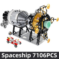 Thumbnail for Building Blocks MOC UCS Apollo 11 Spacecraft Lunar Landing Bricks Toys 21006 - 4