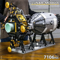 Thumbnail for Building Blocks MOC UCS Apollo 11 Spacecraft Lunar Landing Bricks Toys 21006 - 6