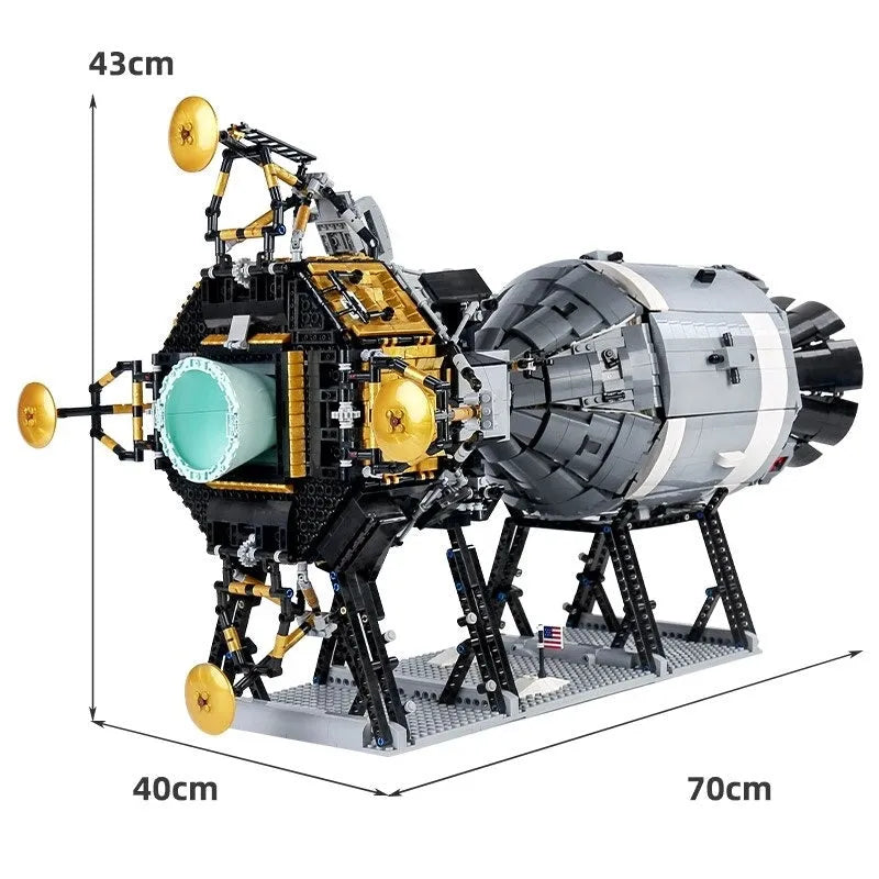 Building Blocks MOC UCS Apollo 11 Spacecraft Lunar Landing Bricks Toys 21006 - 7