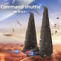 Thumbnail for Building Blocks MOC UCS Star Wars Command Upsilon Shuttle Bricks Toys Construction Set Toys - 1