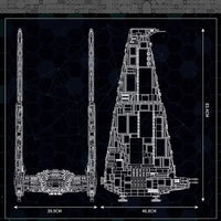 Thumbnail for Building Blocks MOC UCS Star Wars Command Upsilon Shuttle Bricks Toys Construction Set Toys - 9