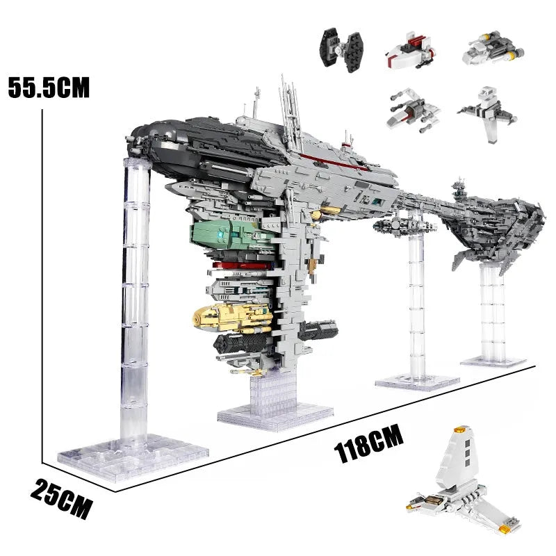 Star Wars MOC UCS Nebulon B Medical Frigate Bricks Toy 21001