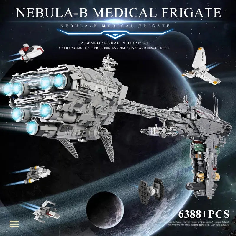 Star Wars MOC UCS Nebulon B Medical Frigate Bricks Toy 21001