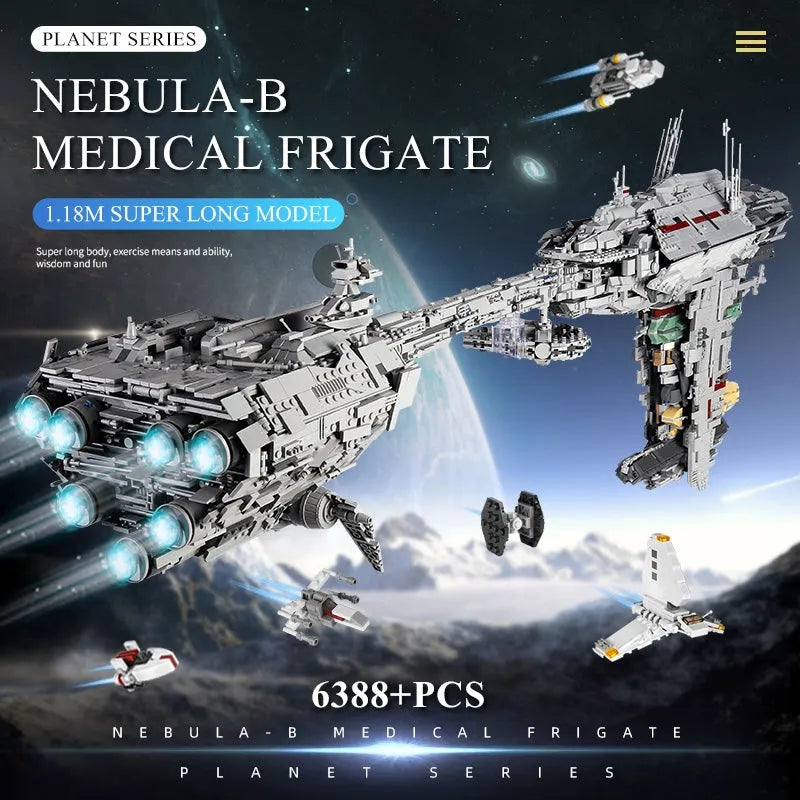 HMANE Space Wars Nebula Frigate Medical Defense Starship Building