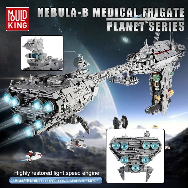 Star Wars MOC UCS Nebulon B Medical Frigate Bricks Toy 21001