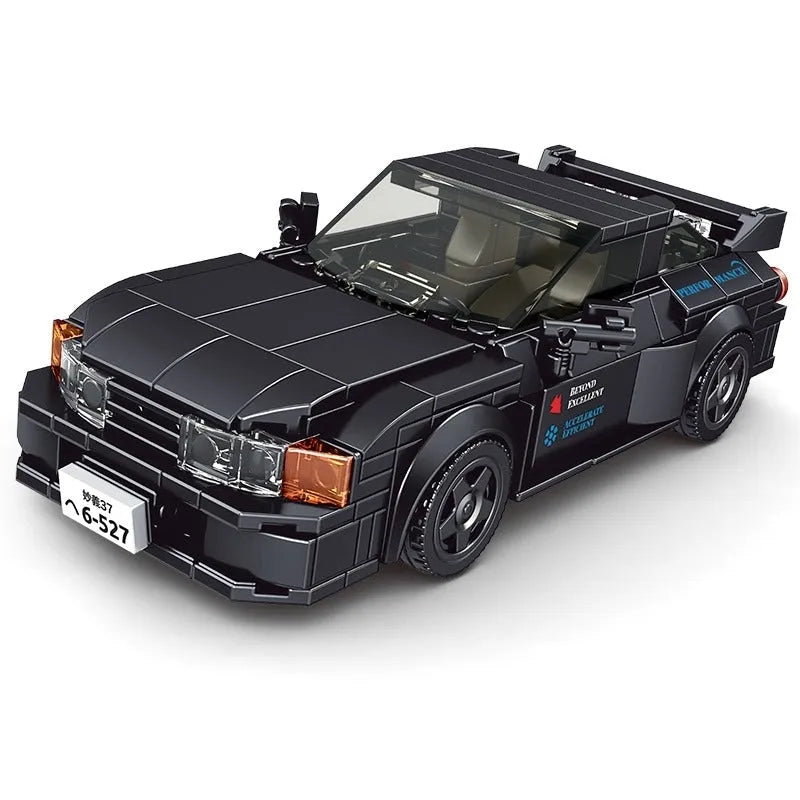 Building Blocks Supercar Mini Nissan GTR32 Racing Sports Car Bricks Toy 27014 Construction Set Toys - 1