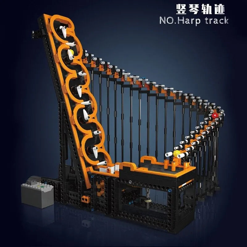 Lego ball track hot sale