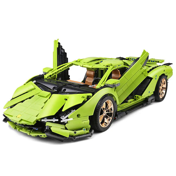 Tech Moc Lambo Terzo Millennio Sports Car Bricks Toys