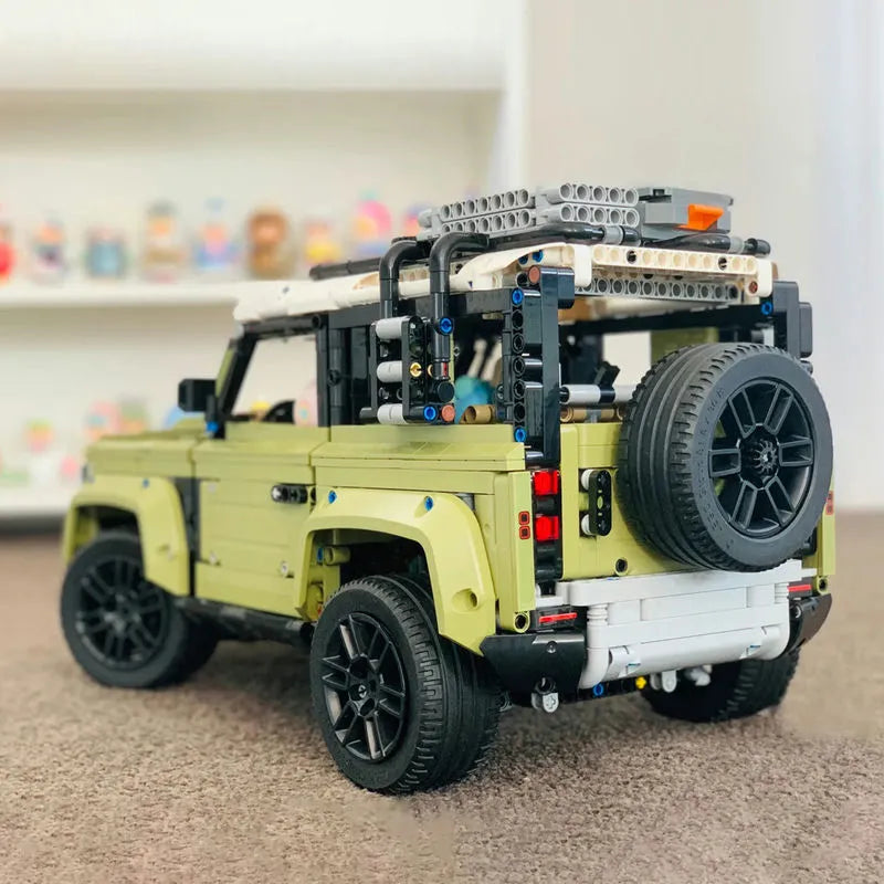 Building Blocks Tech MOC Off-Road AWD Land Rovers Defender Bricks Toy Construction Set Toys - 15