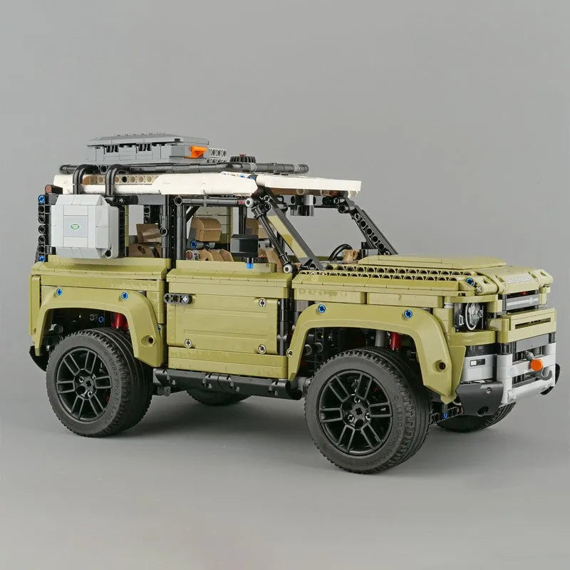 Building Blocks Tech MOC Off-Road AWD Land Rovers Defender Bricks Toy Construction Set Toys - 19