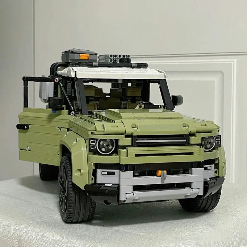 Building Blocks Tech MOC Off-Road AWD Land Rovers Defender Bricks Toy Construction Set Toys - 13