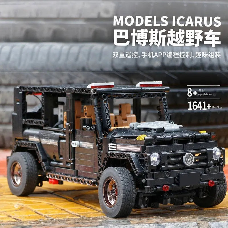 Building Blocks Tech MOC Off-Road SUV G500 AWD Wagon Bricks Toys Construction Set Toys - 7