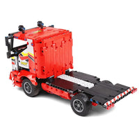 Thumbnail for Building Blocks Tech MOC RC Motorized Transport Truck Bricks Toy 15003 Construction Set Toys - 5