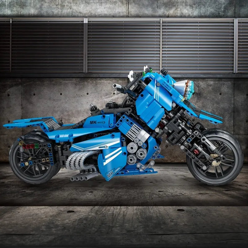 Technic Super Flying Motorcycle Moc Bricks Creator Expert Model