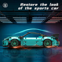 Thumbnail for Building Blocks MOC 88306 Ares Racing Super GTR Sports Car Bricks Toys - 3