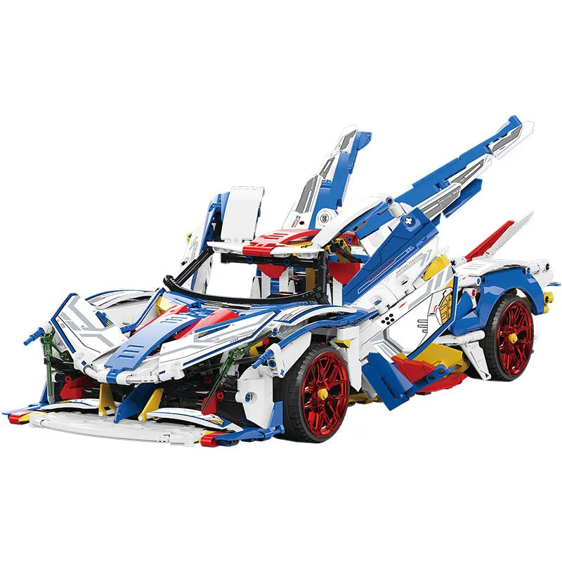 Building Blocks MOC Concept EVO Racing Supercar Bricks Toy 88007A - 1