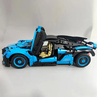 Thumbnail for Building Blocks Tech Building Block MOC Bugatti Bolide Sports Car Bricks Toy Construction Set Toys - 5