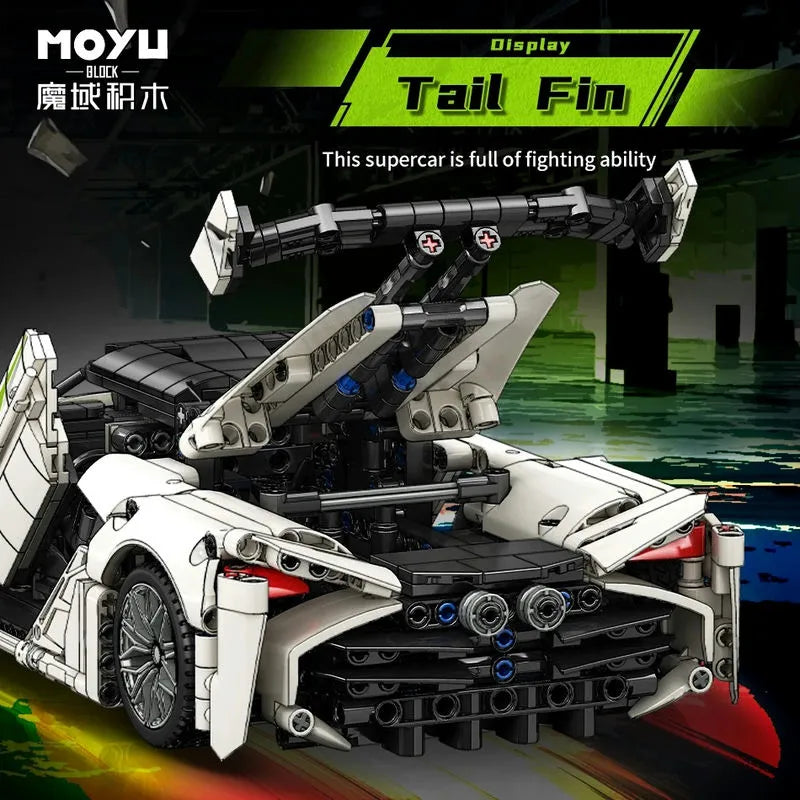 Building Blocks Technical MOC 88319 JESKO Racing Sports Car Bricks Toys Construction Set Toys - 4