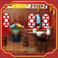 Thumbnail for Building Blocks Creator Expert MOC Ancient China Town Street Bricks Toy Construction Set Toys - 4