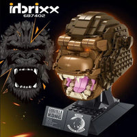 Thumbnail for Building Blocks Idea Expert MOC King Kong Head Bricks Toys 687402 Construction Set Toys - 1