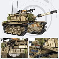 Thumbnail for Building Blocks Military MOC Israel M60 Main Battle Tank Bricks Toys Construction Set Toys - 5