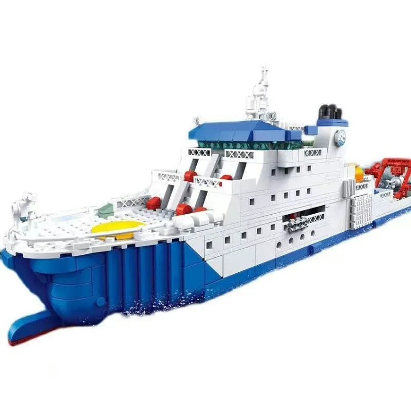 Deep Sea Exploration Vessel Marine Research 60368 60266 Urban Ocean  Reconnaissance Ship Building Block Bricks Toy Christmas Gift - AliExpress