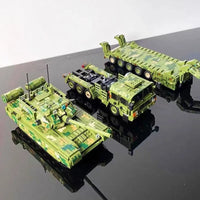 Thumbnail for Building Blocks MOC WW2 Military 99A Tank Transporter Bricks Kids Toys Construction Set Toys - 8