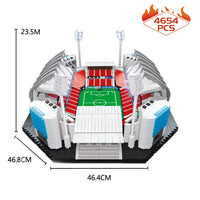 Thumbnail for Building Blocks City Creator Expert MOC Soccer Football Stadium Bricks Toy - 3