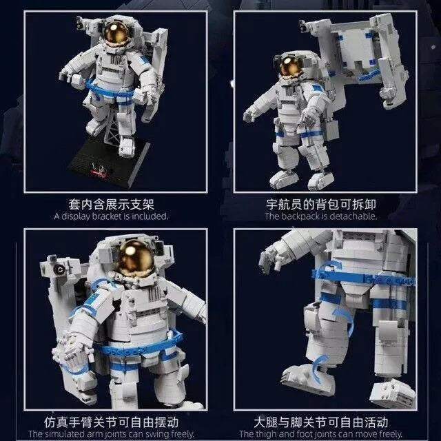 MOC Expert Idea Exploring Space Astronaut Bricks Toy