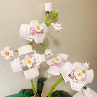 Thumbnail for Building Blocks MOC Flower Bouquet Orchid Romantic Bricks Toy Construction Set Toys - 5