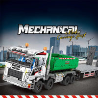 Thumbnail for Building Blocks MOC 22021 RC Carriage Hoist Crane Trailer Truck Bricks Toys - 2