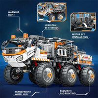 Thumbnail for Building Blocks MOC RC Star Revenge Transporter Truck Bricks Toys Construction Set Toys - 4