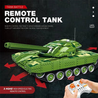 Thumbnail for Building Blocks MOC WW2 Motorized RC Goliath Battle Tank Bricks Toy 55026 - 9