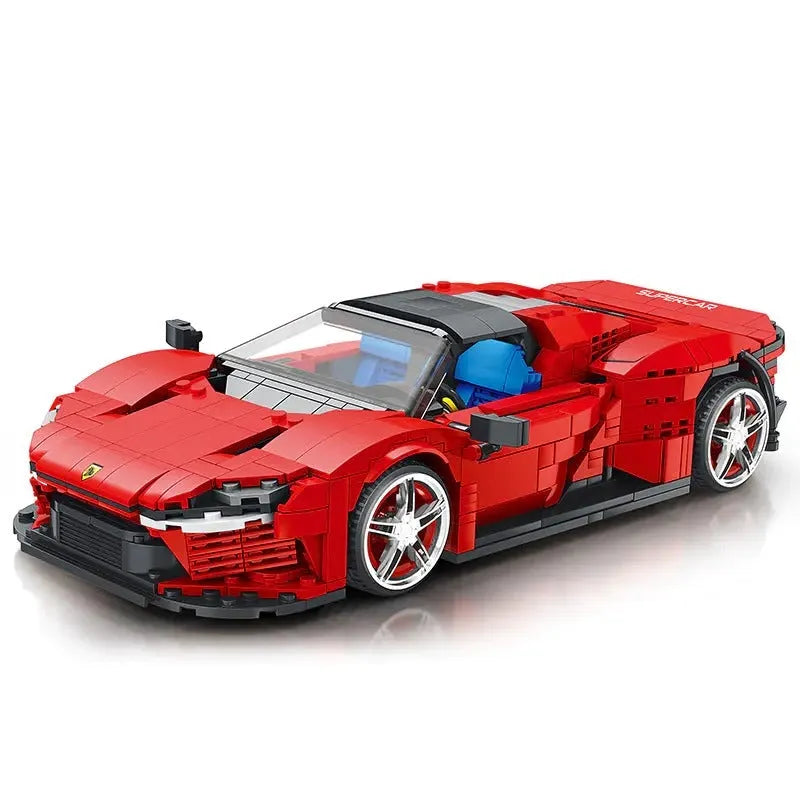 Building Blocks Tech MOC Ferrari Daytona SP3 11026 Super Racing Car Bricks Toy Construction Set Toys - 1