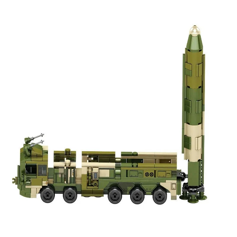 Building Blocks Military MOC WW2 Anti Ship Missile Vehicle Bricks Toys Construction Set Toys - 2