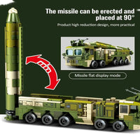 Thumbnail for Building Blocks Military MOC WW2 Anti Ship Missile Vehicle Bricks Toys Construction Set Toys - 11