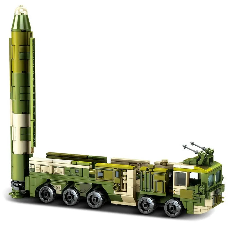 Building Blocks Military MOC WW2 Anti Ship Missile Vehicle Bricks Toys Construction Set Toys - 1