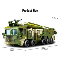 Thumbnail for Building Blocks Military MOC WW2 Anti Ship Missile Vehicle Bricks Toys Construction Set Toys - 13