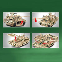 Thumbnail for Building Blocks Military WW2 99A Main Battle Tank Bricks Toy Construction Set Toys - 9